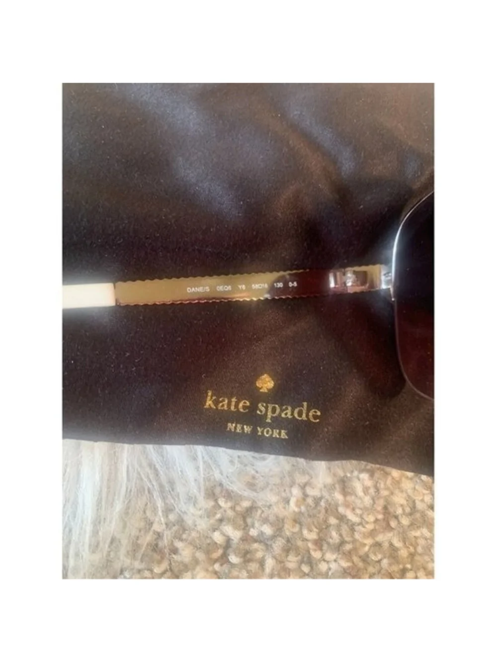 kate spade Sunglasses Cream Brown Gradient